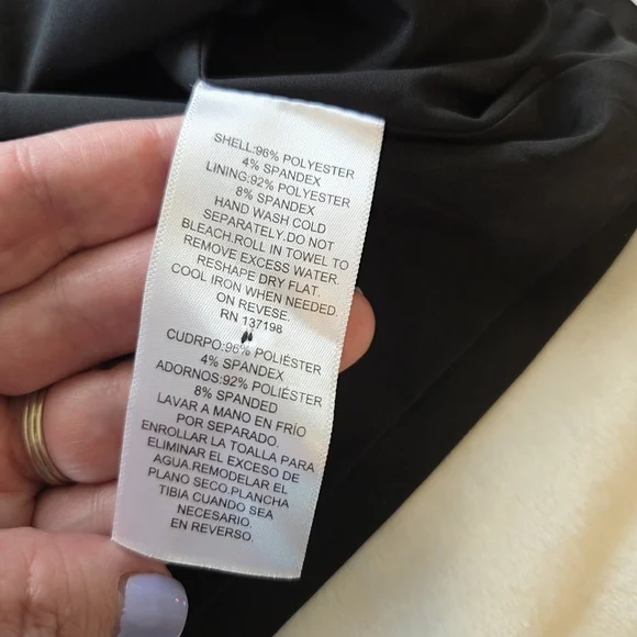 NWT Danielle Bernstein x Macy's Studded Sleeve Black Tuxedo Blazer Jacket Small - Picture 14 of 16